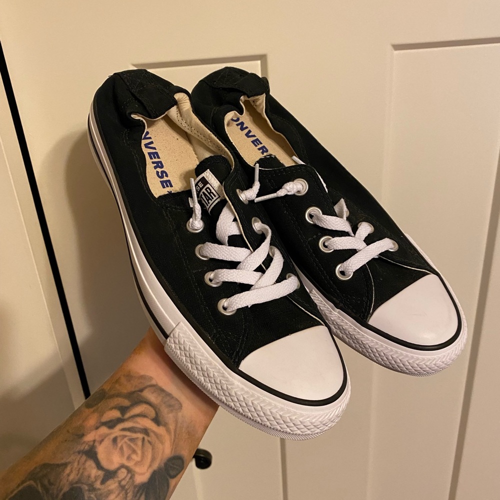 Shoreline black converse